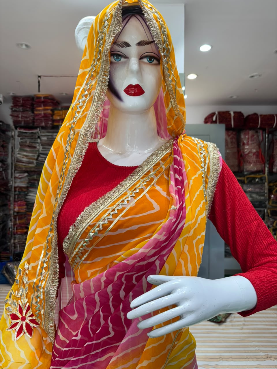 LEHERIA SAREE